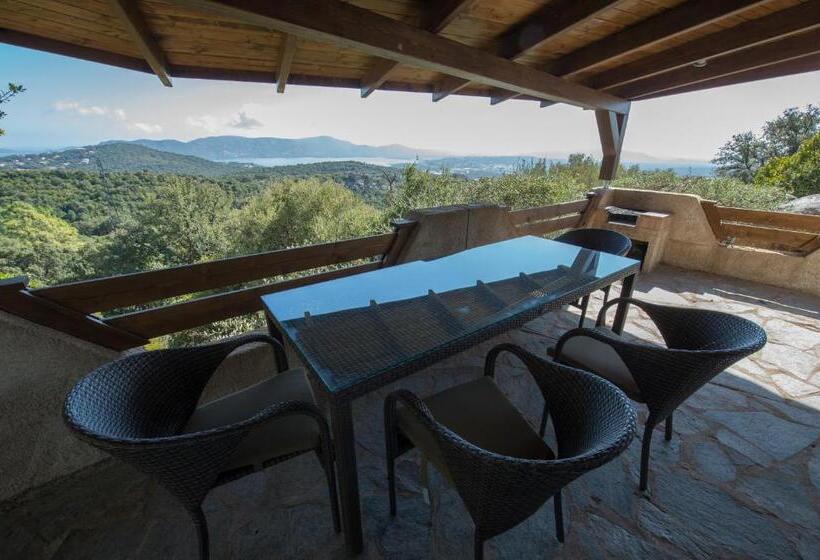 וילת חדר שינה 1 עם נוף לים, Les Hauts De Portovecchio