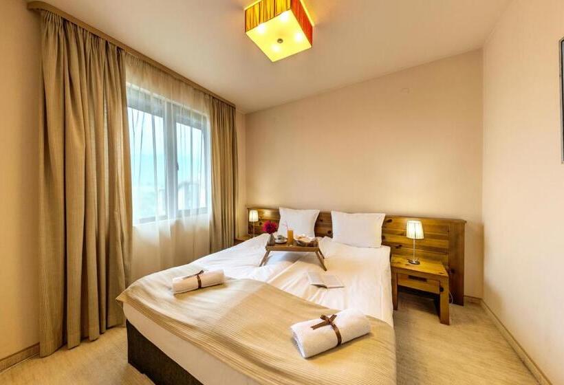 带1个卧室带观景的公寓, 3 Mountains