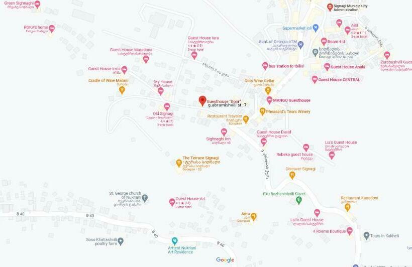 اتاق استاندارد با تراس, Guesthouse Door In Sighnaghi