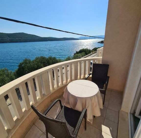 غرفة ديلوكس مطلّة علي البحر مزوَّدة بشُرفة, Villa Ancora