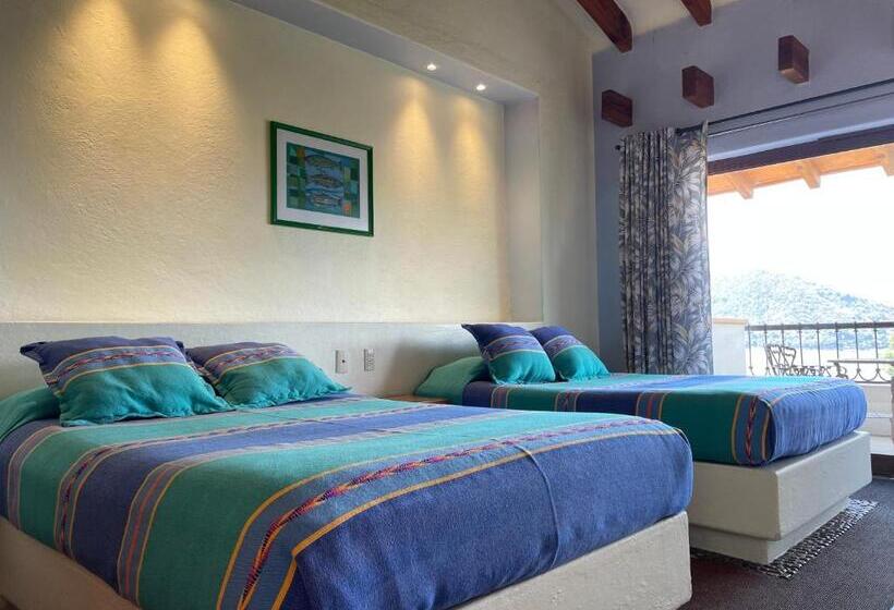 غرفة قياسية رباعية, Hospedaje Villas Paraiso