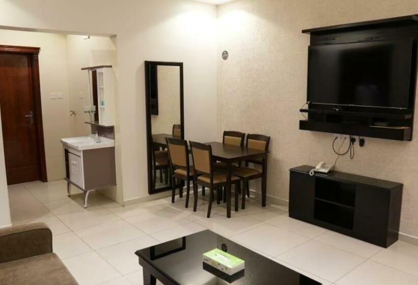 2 Schlafzimmer Apartment, آكام للشقق المخدومة أحد رفيدة