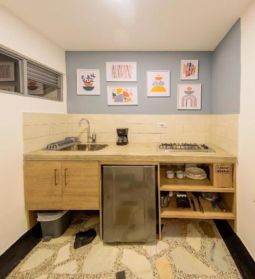 침실 1개 가든 전망 아파트, Ventiuna Hotel Y Coliving