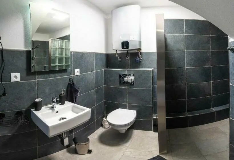 Deluxe room with river view, Penzion Rechle