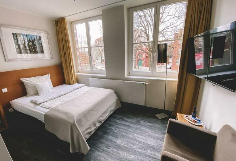 غرفة قياسية فردية مطلة على المدينة, Hafenresidenz Stralsund