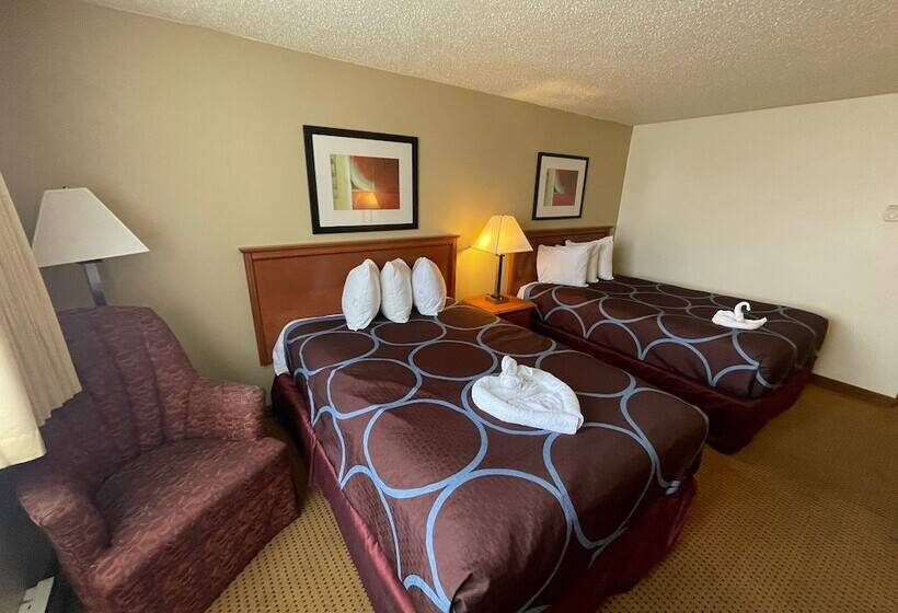 غرفه قياسيه سريرين مزدوجين, Super 8 By Wyndham Williston Nd