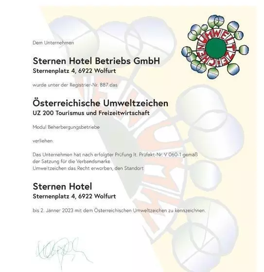 コンフォートルーム, Sternen Hotel Wolfurt