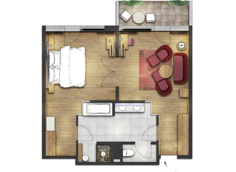 Люкс с Балконом, Reduce Hotel Vital