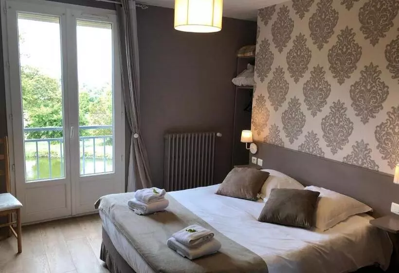 Standard-huone Puutarhanäkymä, Logis Hôtel Auberge De L Etang