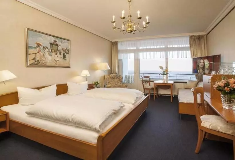 オーシャンビュースタンダードルームバルコニー付き, Strandhotel Monbijou Gmbh Garni