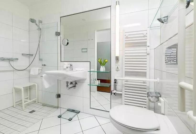 オーシャンビューのスタンダードシングルルーム, Strandhotel Monbijou Gmbh Garni
