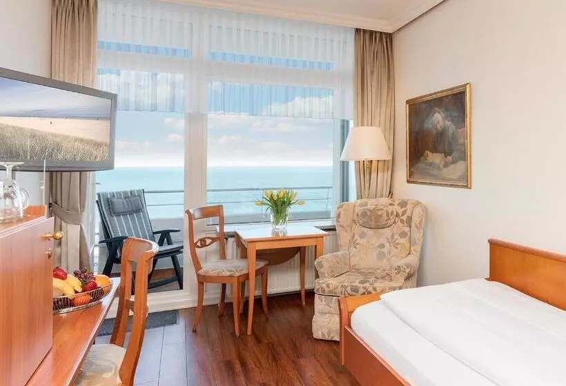オーシャンビューのスタンダードシングルルーム, Strandhotel Monbijou Gmbh Garni
