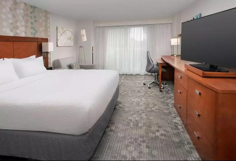 اتاق استاندارد با تخت بزرگ, Courtyard By Marriott Ocean City Oceanfront