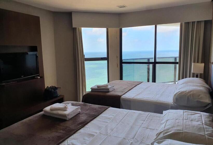 海の見える1ベッドルームアパートメント, Flat Beach Class Internacional