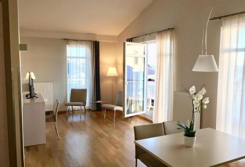 סוויטה צדדית נוף לים, Nymphe Strandhotel & Apartments