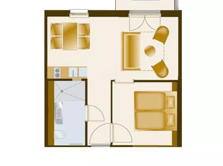 バルコニー付きジュニアスイート, Nymphe Strandhotel & Apartments