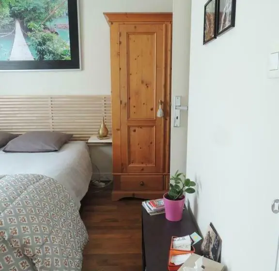 Standard-huone Puutarhanäkymä, Chambre D Hôte Le Jardin De L Esplanade Rennes Centre Et Gare