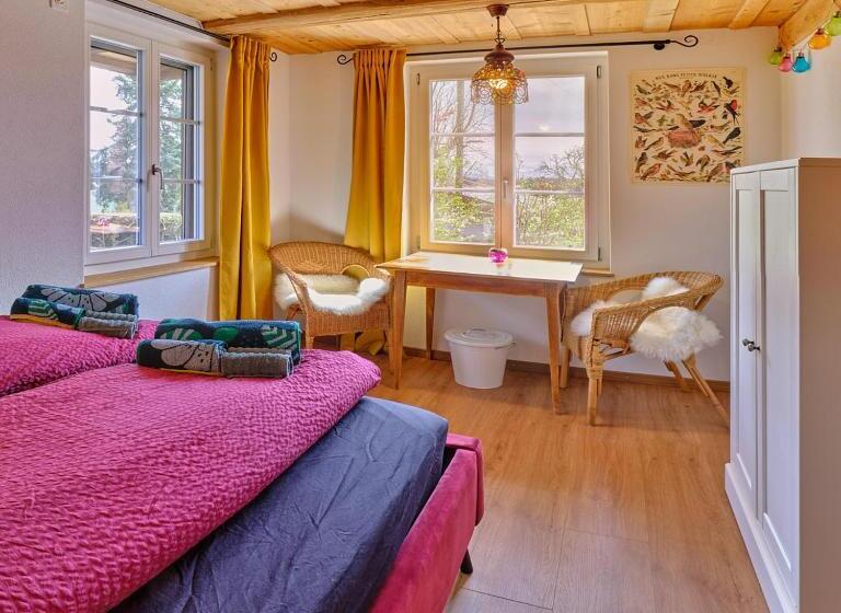 ２ベッドルームアパートメント, Uelis Stöckli Familienfreundliche Wohnung Auf Dem Bauernhof Mit Hotpot Und Alpakatrekking