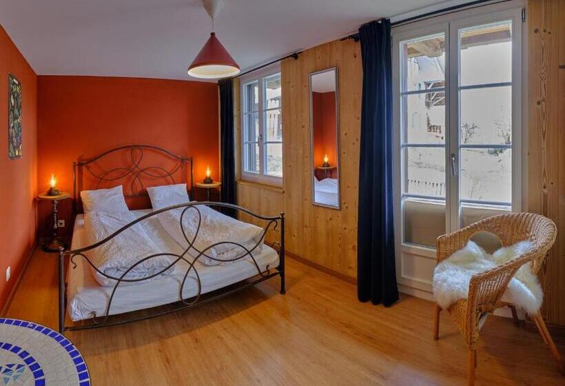 ２ベッドルームアパートメント, Uelis Stöckli Familienfreundliche Wohnung Auf Dem Bauernhof Mit Hotpot Und Alpakatrekking