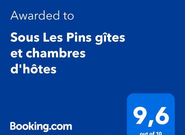 Дом 3 Спальни, Sous Les Pins Gîtes Et Chambres D Hôtes