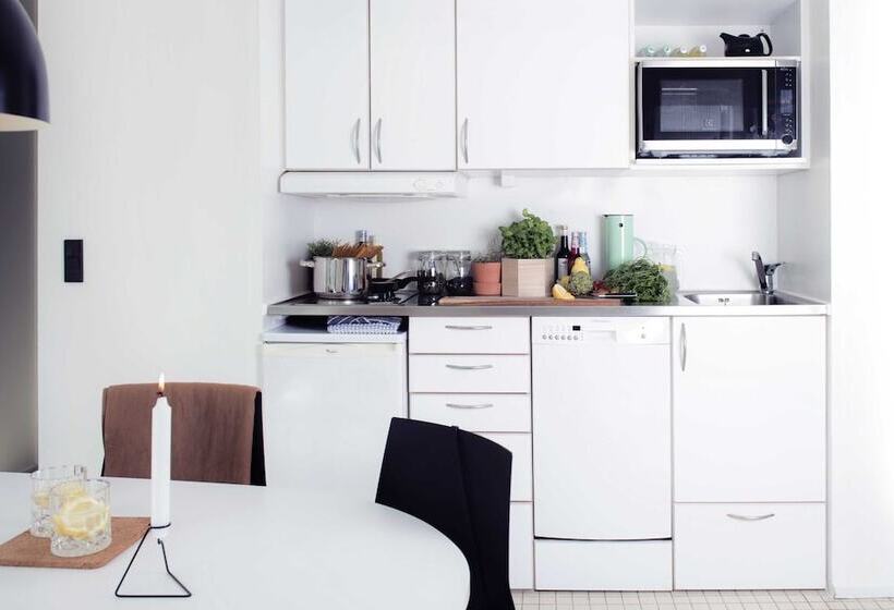Апартаменты 2 Спальни Внутрение, Kolding Hotel Apartments