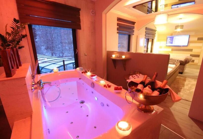 キングサイズベッドのデラックススイート, Val De L'our