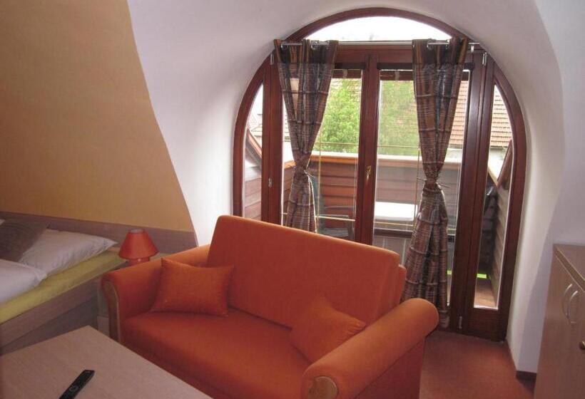 침실 1개 복층 룸, Penzion Real