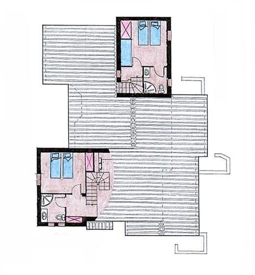 침실 2개 아파트, Casa Mia