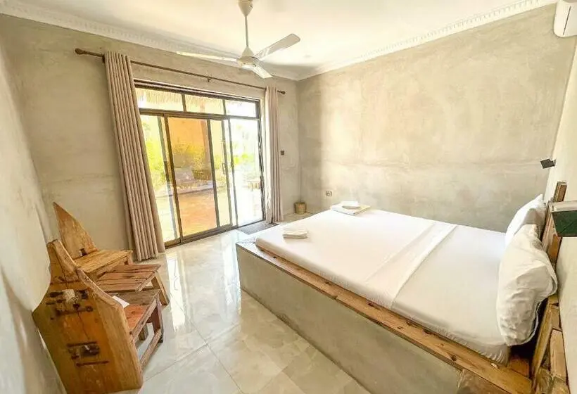 اتاق استاندارد با چشم‌انداز باغ, Jambo Beach Hotel Paje
