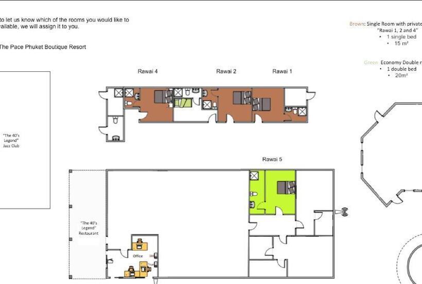 اتاق استاندارد یک نفره, The Pavillon By The Pace Phuket Boutique Resort