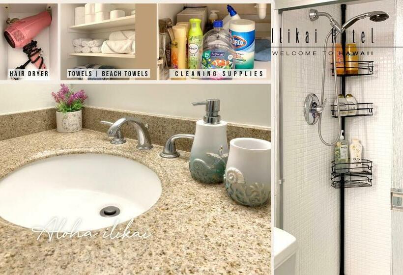 استودیو استاندارد با بالکن, New Aloha Ilikai 1free Parking