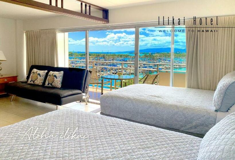 استودیو استاندارد با بالکن, New Aloha Ilikai 1free Parking