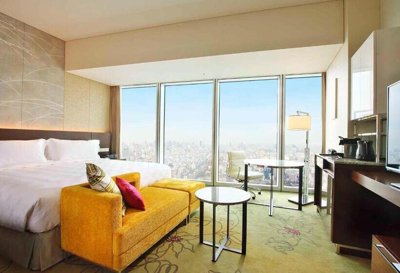 스탠다드 룸 킹사이즈 침대, Osaka Marriott Miyako