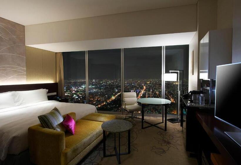 스탠다드 룸 킹사이즈 침대, Osaka Marriott Miyako