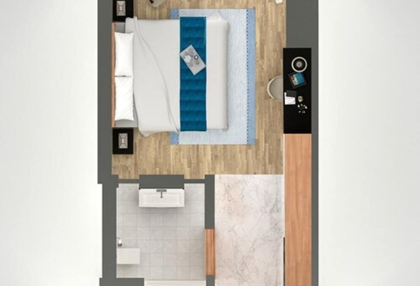 اتاق لوکس با چشمانداز شهر, Wyndham Grand Istanbul Levent Hotel & Conference Center