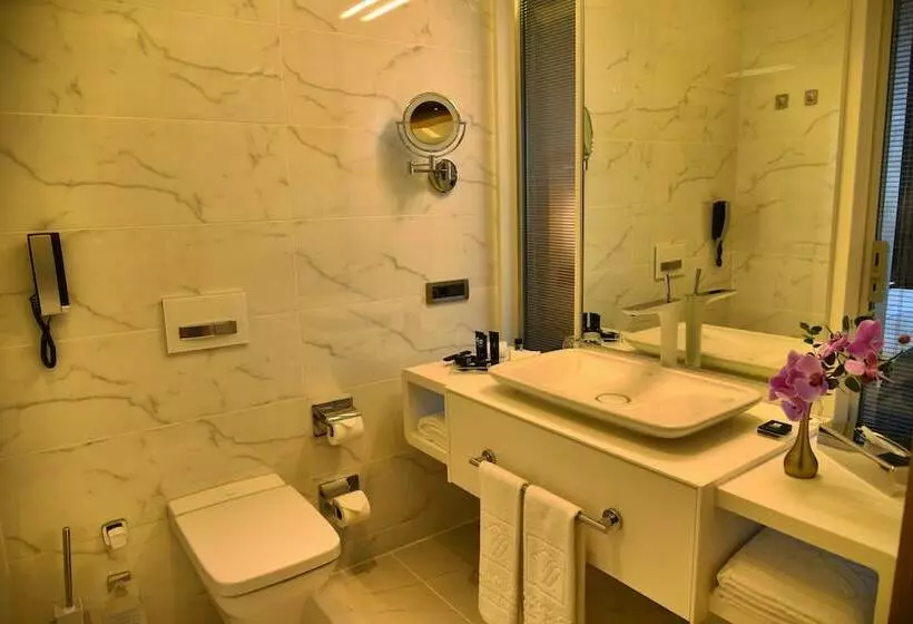 片側に海が見えるデラックスルーム, Wyndham Grand Istanbul Levent Hotel & Conference Center