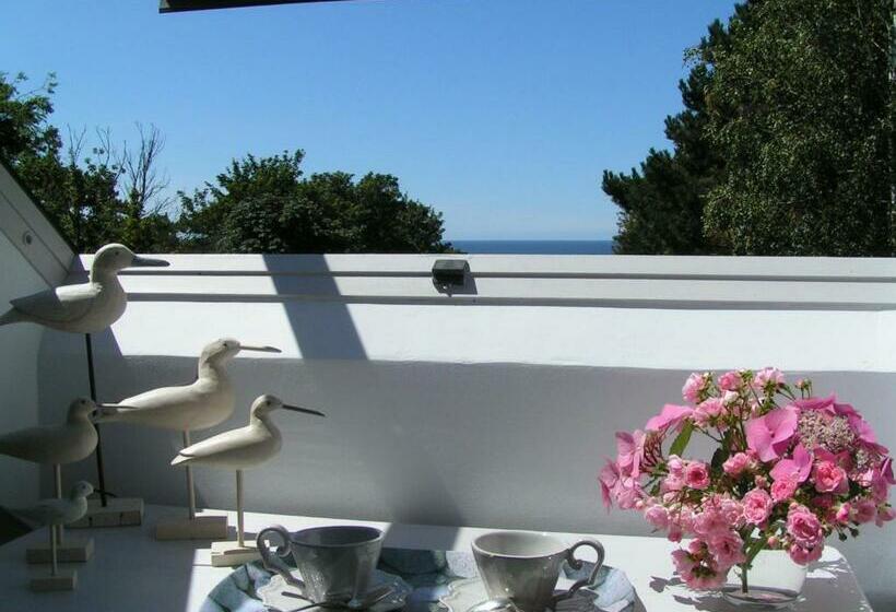 غرفة قياسية مطلّة علي البحر, Villa Flore Chambres D Hotes