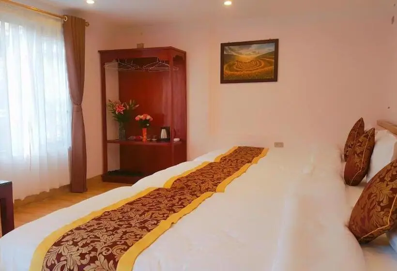 اتاق استاندارد سه تخته با چشم‌انداز, Fancy Sapa Hostel 2