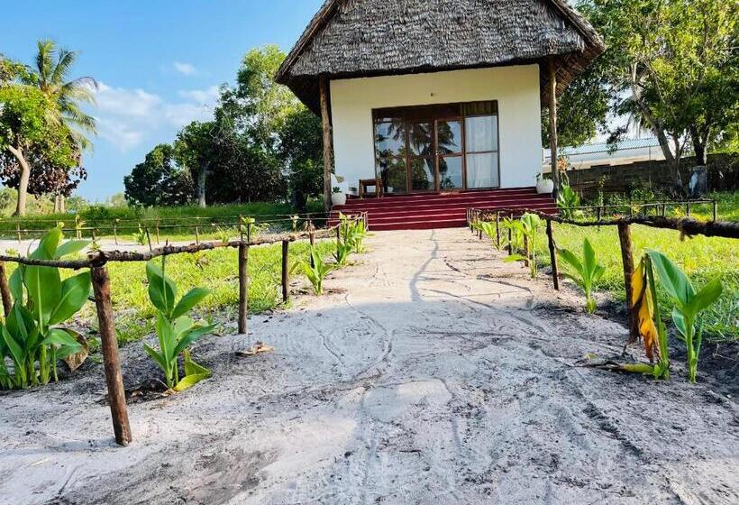 غرفة عائلية مطلّة علي البحر, Maisara Mafia Beach Lodge