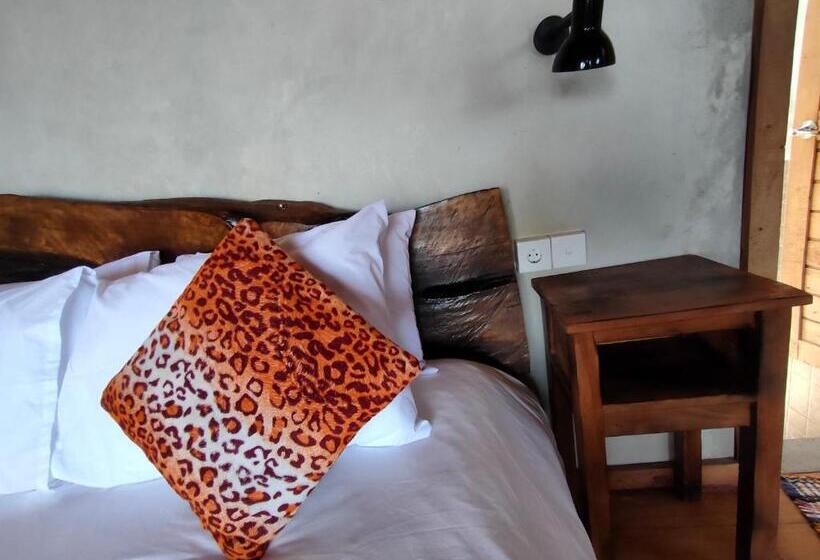 חדר סטנדרט נוף לים עם מרפסת, Yogi Beach Cabin