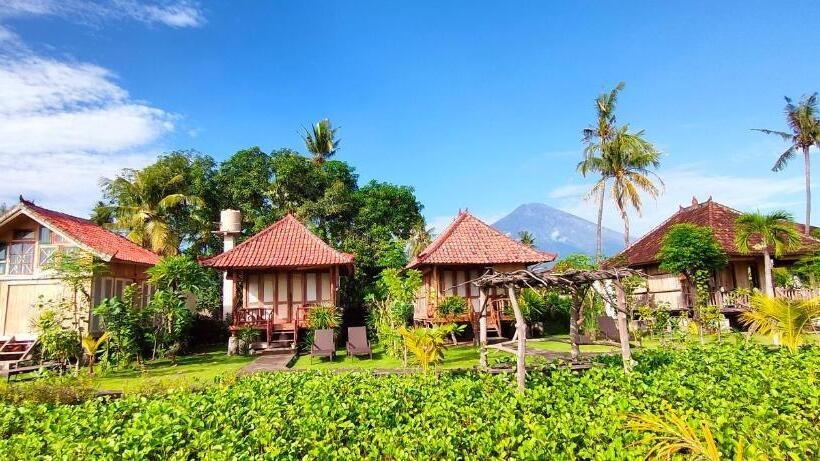 חדר סטנדרט נוף לים עם מרפסת, Yogi Beach Cabin