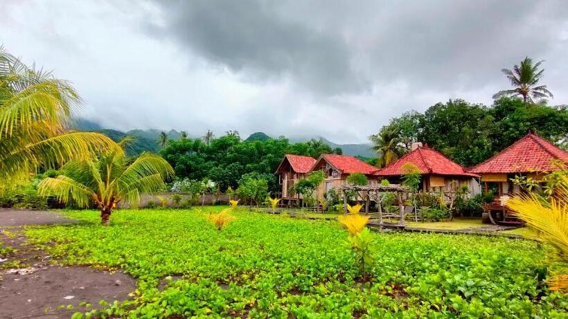 חדר סטנדרט נוף לים עם מרפסת, Yogi Beach Cabin