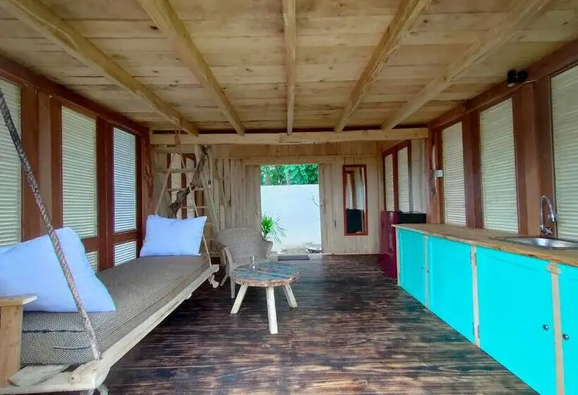اتاق استاندارد با تراس, Yogi Beach Cabin