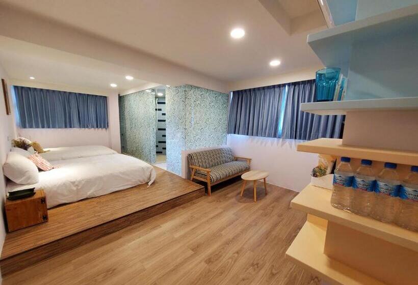 اتاق استاندارد چهار تخته, 小窩旅店 羅東夜巿店