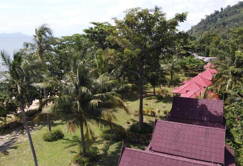 غرفة عائلية مطلّة علي البحر, Le Dugong Libong Resort