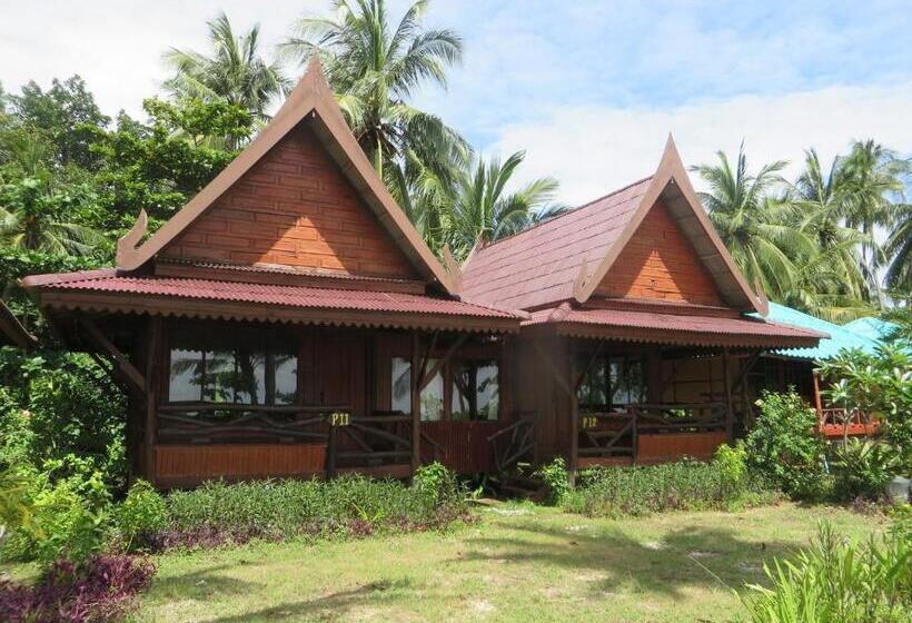 غرفة عائلية مطلّة علي البحر, Le Dugong Libong Resort