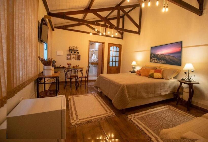 带按摩浴盆的套房, Hospedaria Recanto Da Val