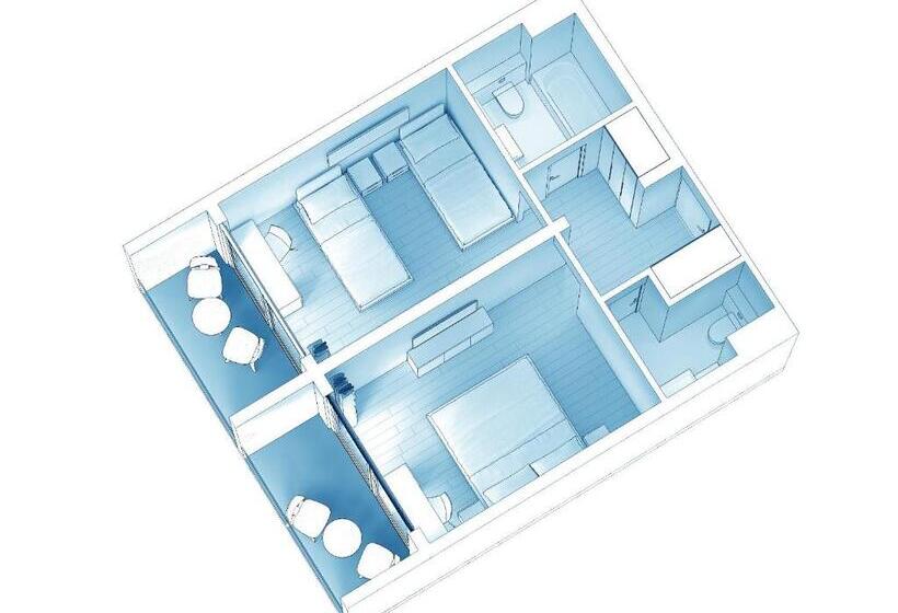 غرفة سوبيريور مطلّة علي البحر مزودة بشُرفة, Medora Auri Family Beach Resort