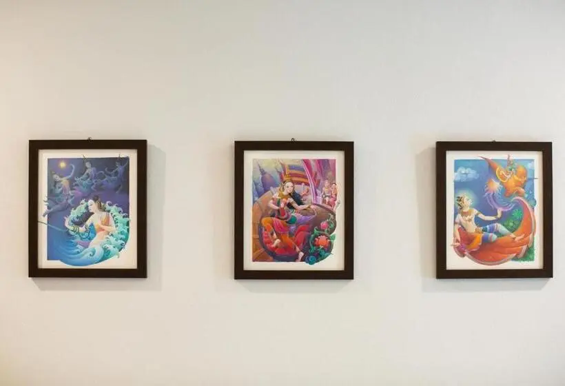 キングサイズベッドのスタンダードルーム, Phangnga Keeree Resort & Gallery