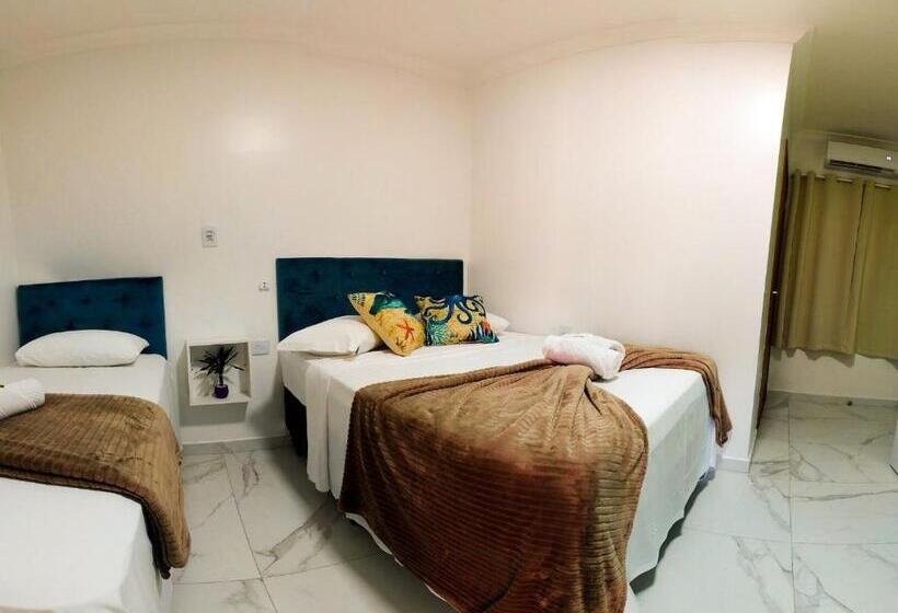 اتاق لوکس سه تخته, Pousada Mar De Luna